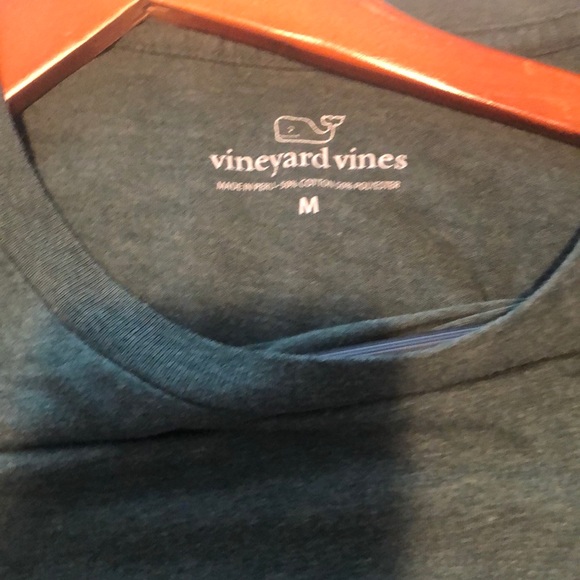 Green Vineyard Vines Long Sleeve T Shirt - Picture 3 of 4